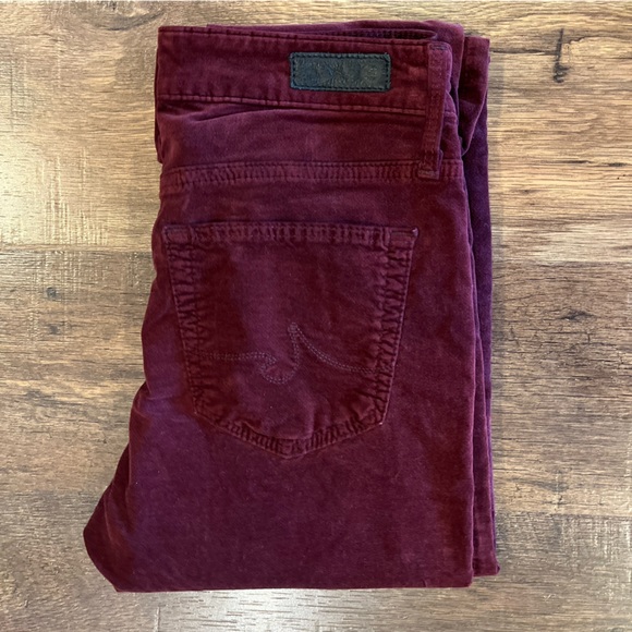 Adriano Goldschmied Jeans Women's 25R, 26x30 Red Farrah High Rise Skinny Ankle - Picture 3 of 11